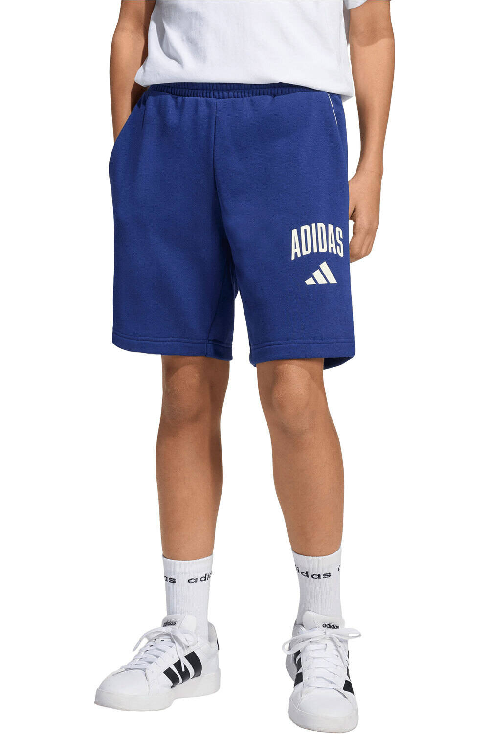 adidas bermuda niño SEASONALS UNIVERSITARIO vista frontal