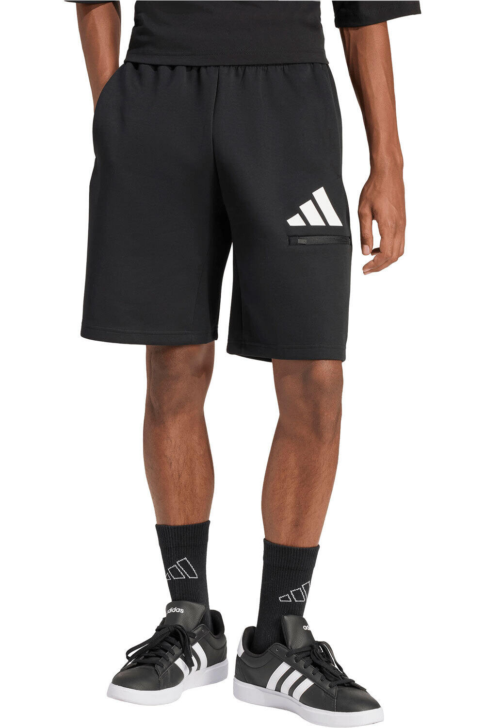 adidas bermudas hombre 3 BANDAS FUTURE ICONS vista frontal