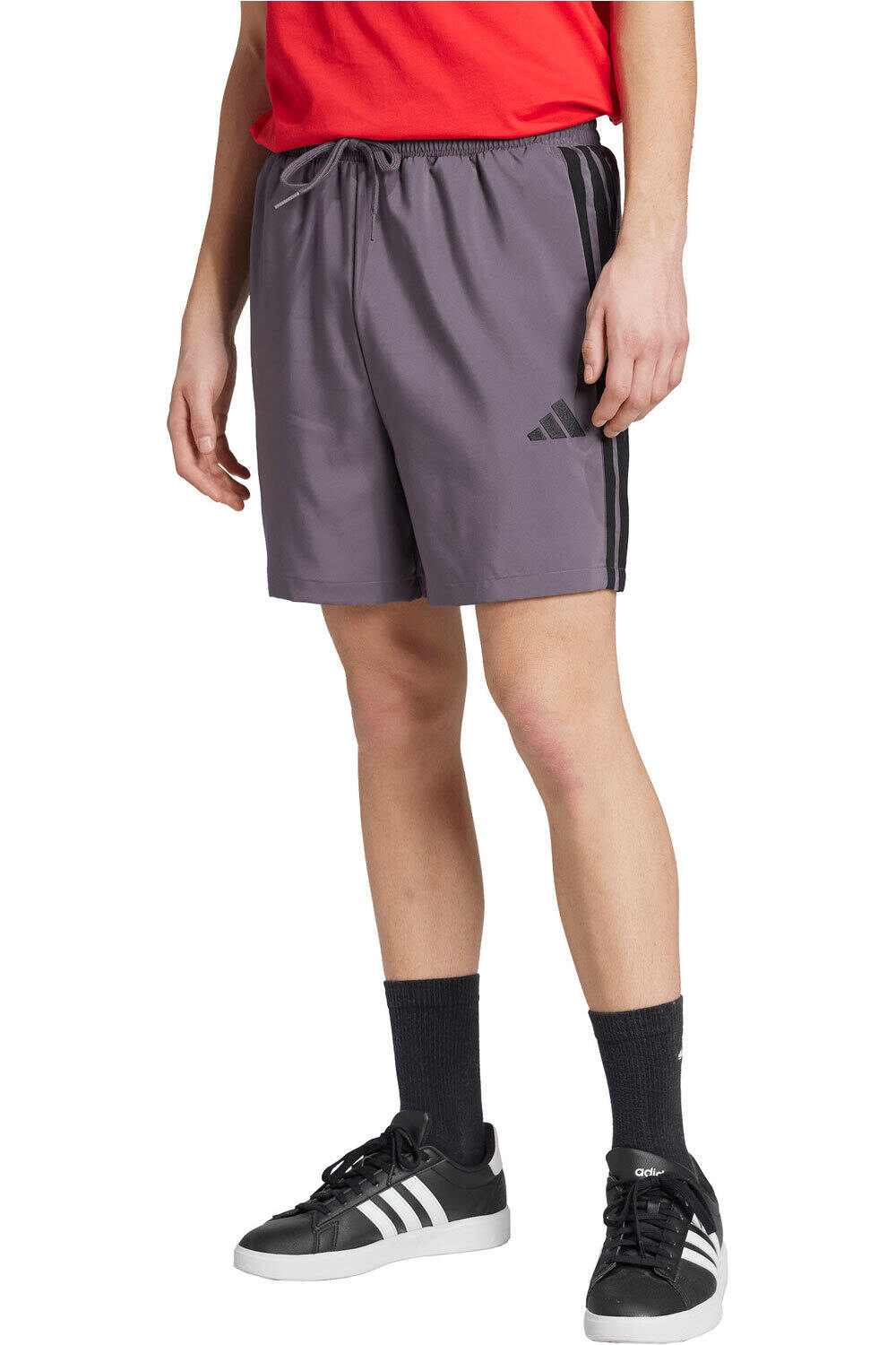 adidas bermudas hombre ESSENTIALS 3 STRIPES CHELSEA vista frontal