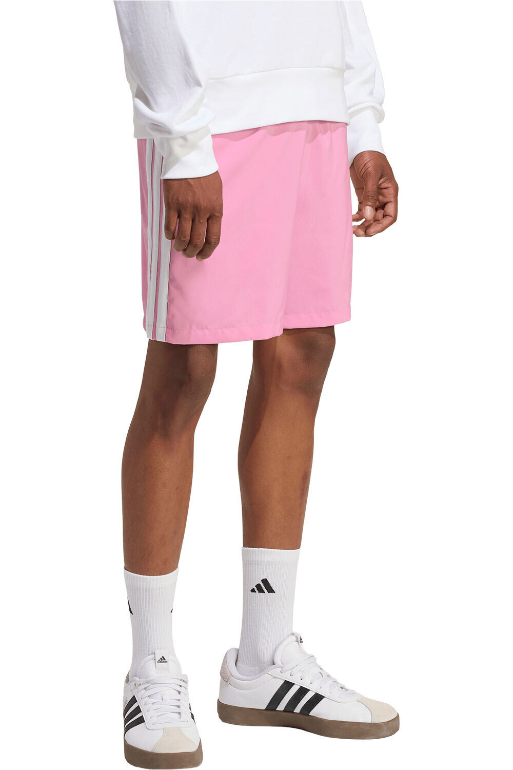 adidas bermudas hombre ESSENTIALS 3 STRIPES CHELSEA vista frontal