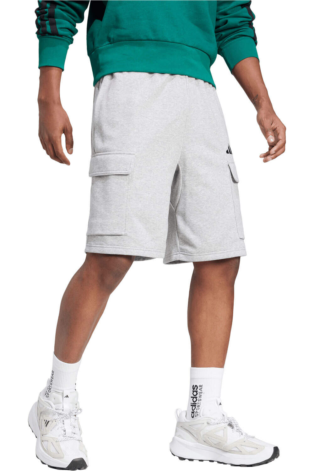 adidas bermudas hombre ESSENTIALS FEELCOZY FRENCH vista detalle