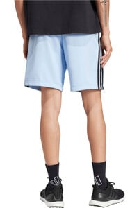 adidas bermudas hombre ESSENTIALS THREE STRIPES FRENCH TERR vista trasera