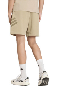 adidas bermudas hombre FUTURE ICONS 3 STRIPES vista trasera