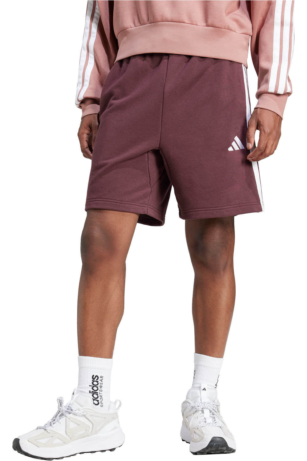 adidas bermudas hombre M 3S FT SHO vista frontal