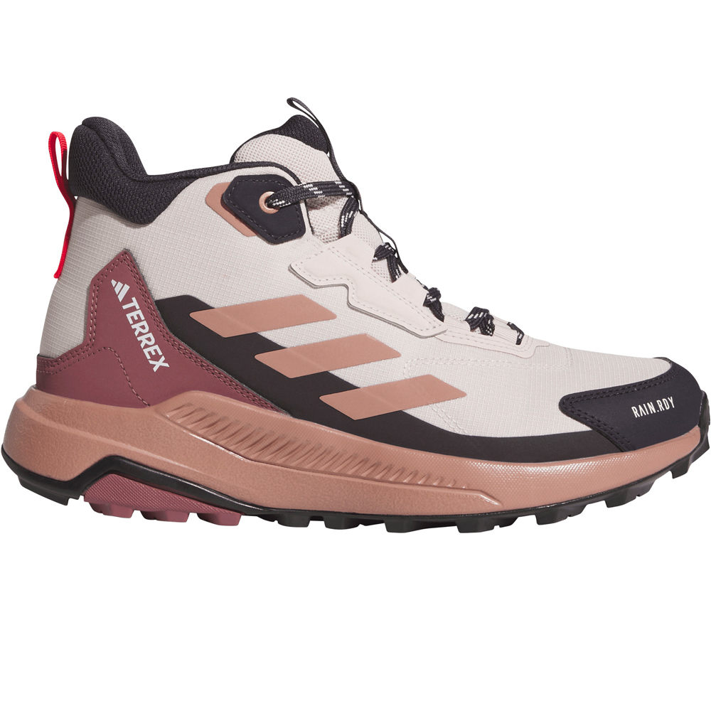 adidas bota trekking mujer Terrex Anylander Mid Rain.Rdy Hiking lateral exterior