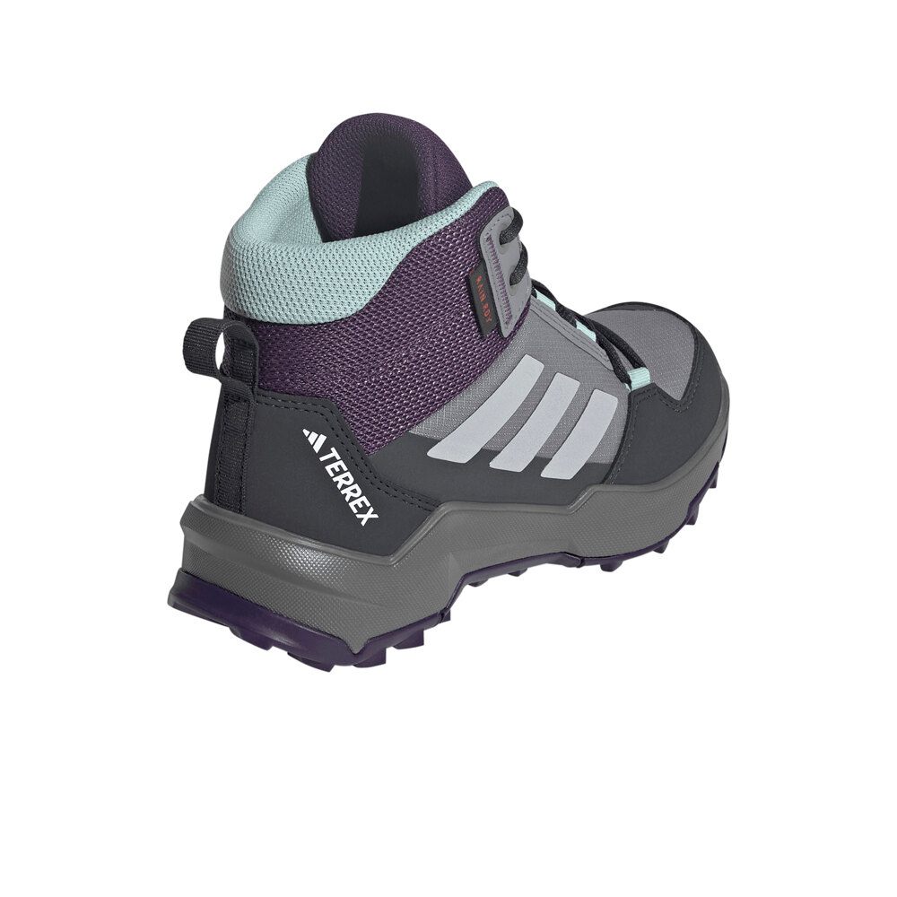 adidas bota trekking niño TERREX AX4R MID RAIN.RDY HIKING vista trasera