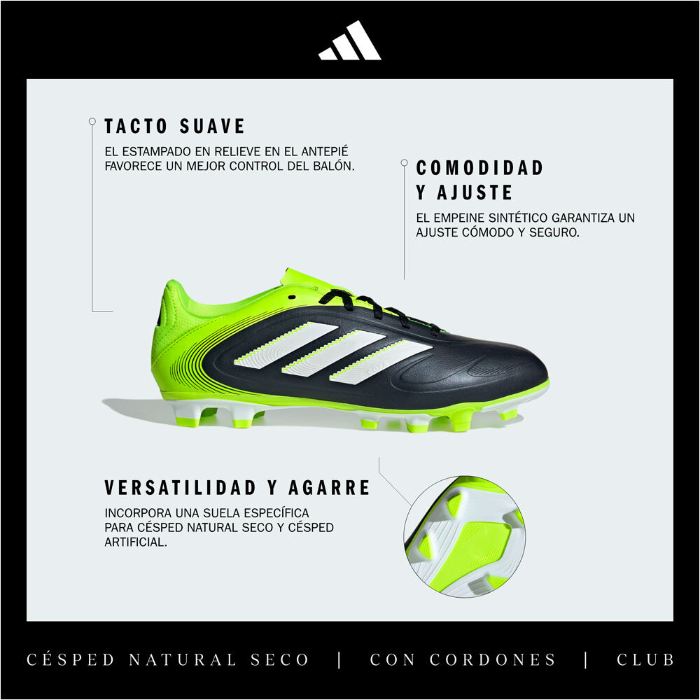 adidas botas de futbol cesped artificial COPA PURE CLUB FG/MG NELM 06