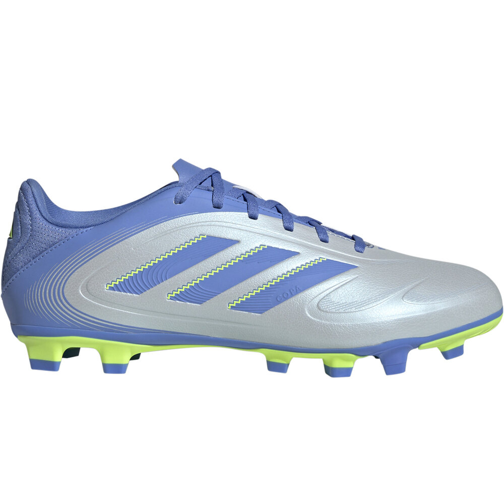 adidas botas de futbol cesped artificial COPA PURE III CLUB FG/MG BLAZ lateral exterior