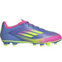 adidas botas de futbol cesped artificial F50 CLUB FG/MG AZAM lateral exterior