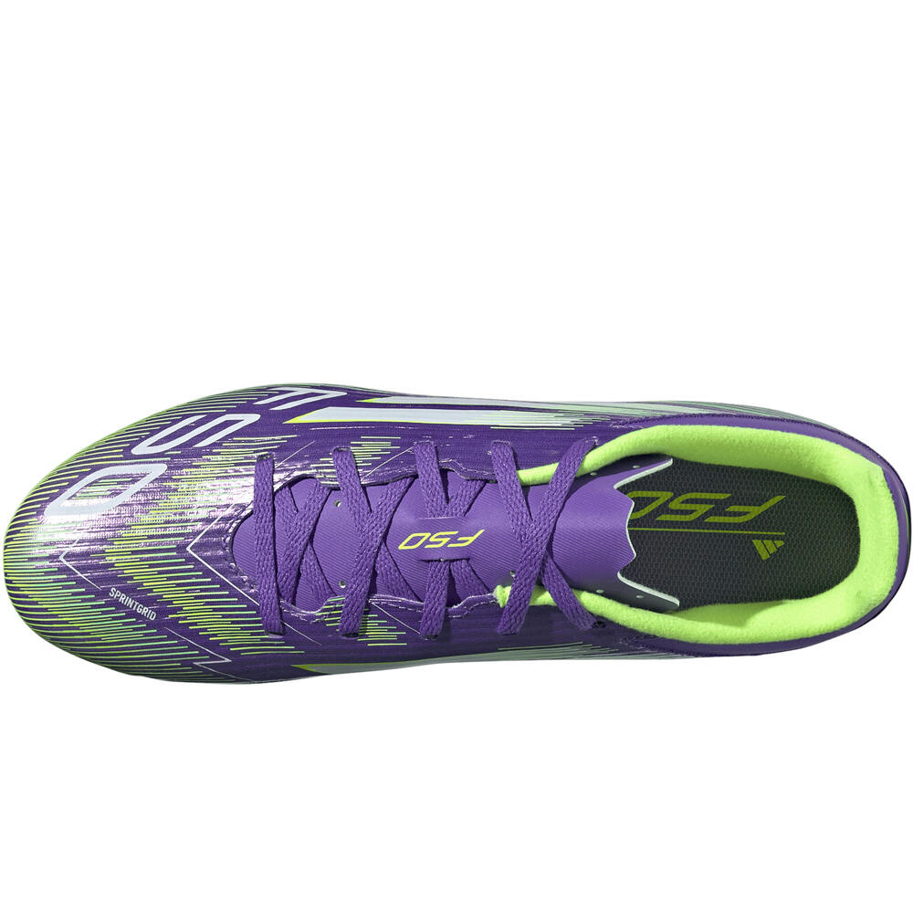 adidas botas de futbol cesped artificial F50 CLUB FG/MG MOAM vista superior