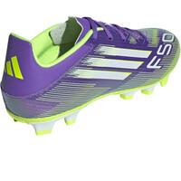 adidas botas de futbol cesped artificial F50 CLUB FG/MG MOAM vista trasera