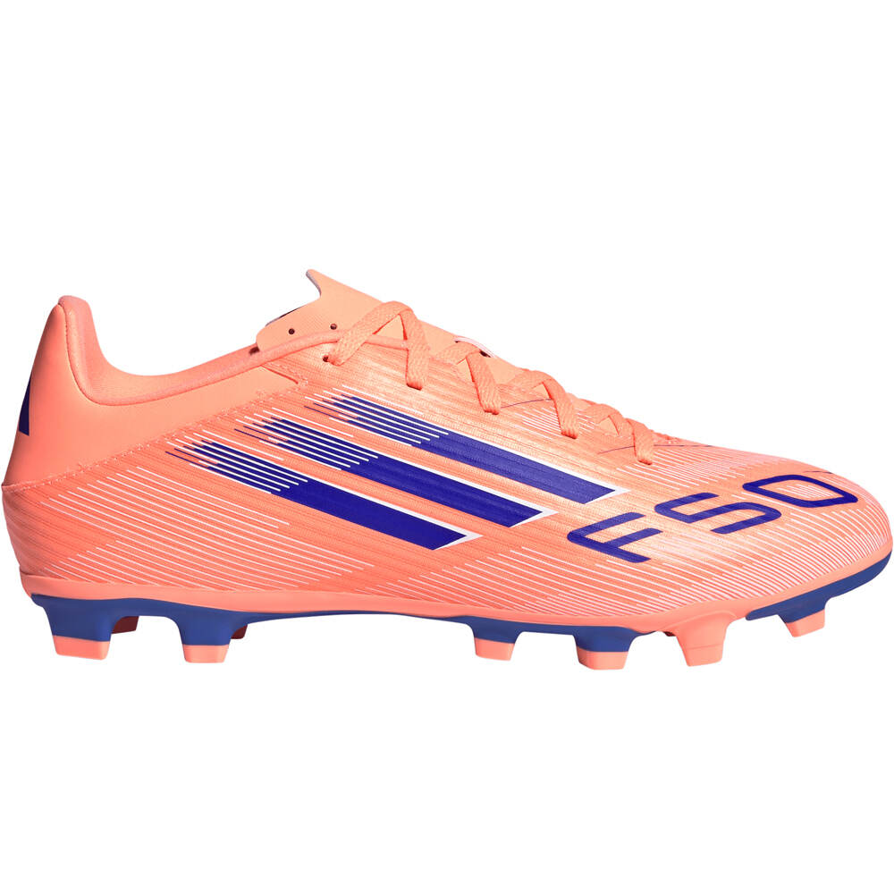 adidas botas de futbol cesped artificial F50 CLUB FG/MG NAAZ lateral exterior
