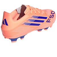 adidas botas de futbol cesped artificial F50 CLUB FG/MG NAAZ vista trasera