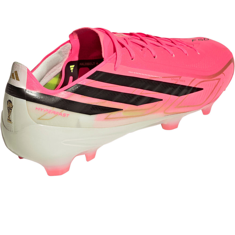 adidas botas de futbol cesped artificial F50 HYPERFAST PRO FG vista trasera