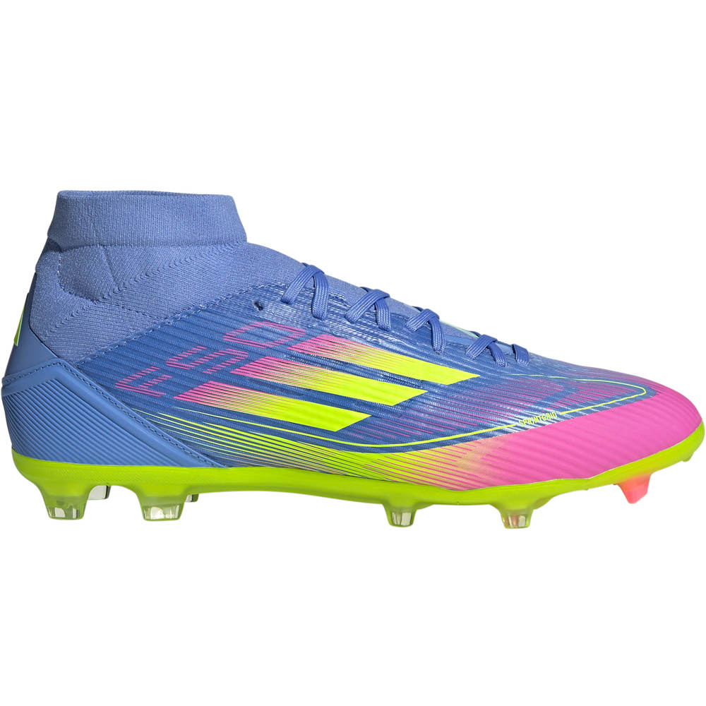 adidas botas de futbol cesped artificial F50 LEAGUE FG/MG MID lateral exterior