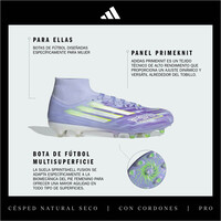 adidas botas de futbol cesped artificial F50 PRO FG/AG W CE 06