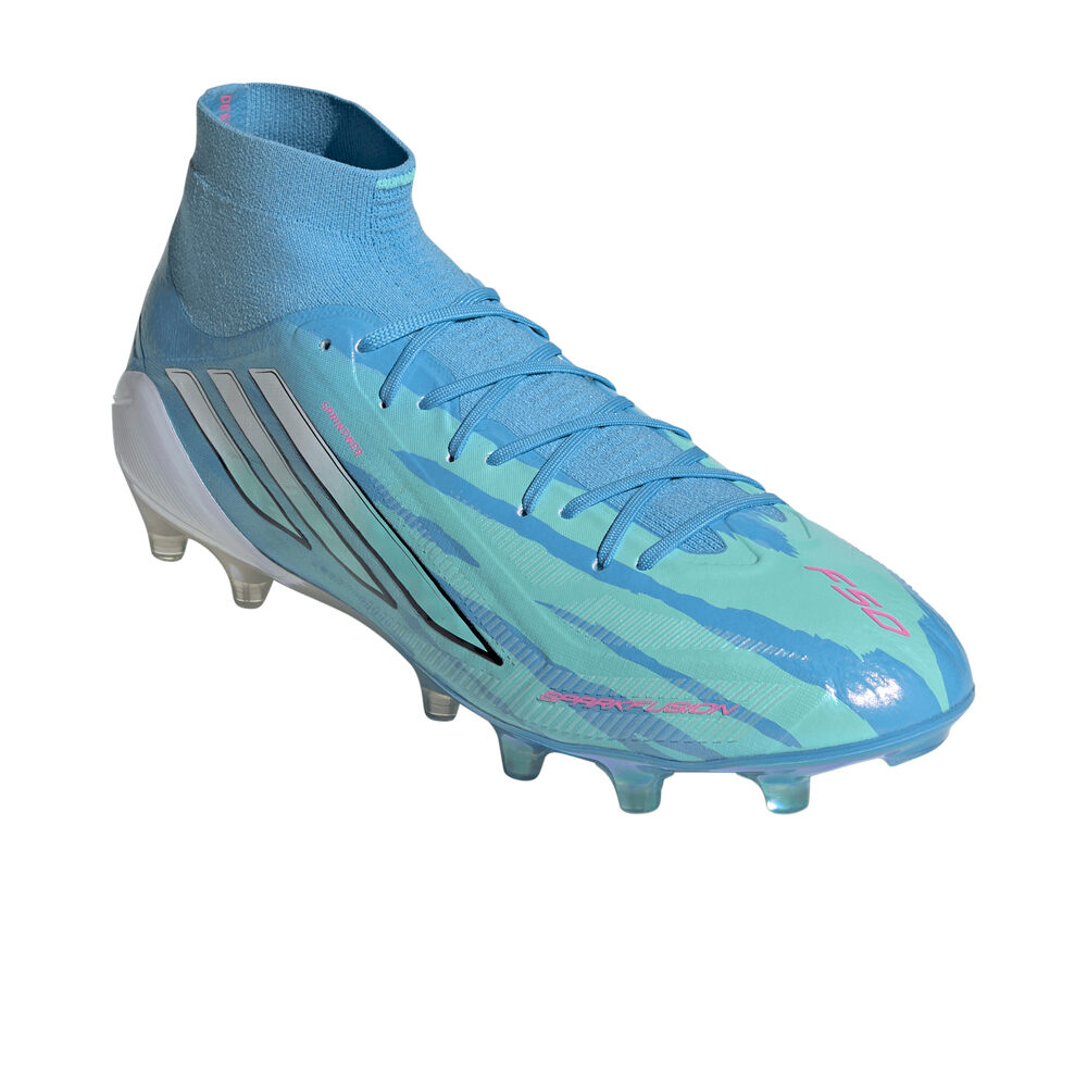 adidas botas de futbol cesped artificial F50 SPARKFUSION ELITE MID CUT lateral interior