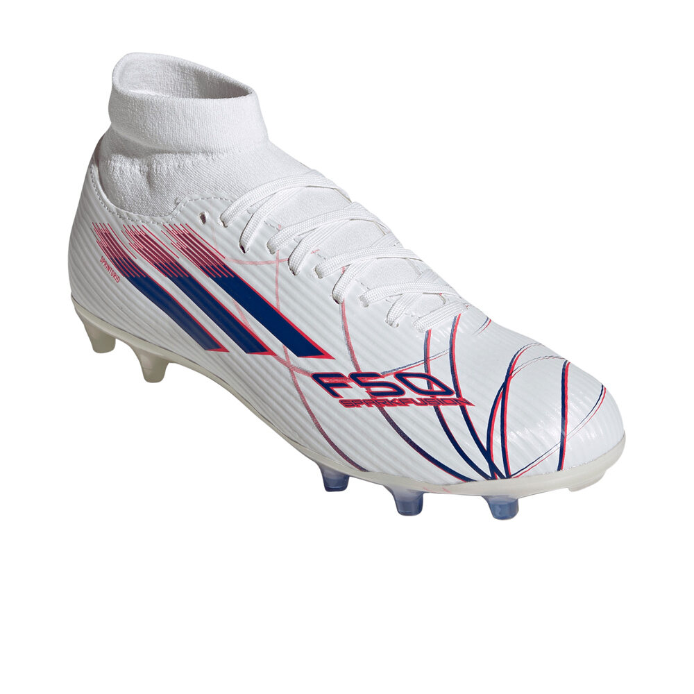 adidas botas de futbol cesped artificial F50 SPARKFUSION LEAGUE MID CUT FG lateral interior