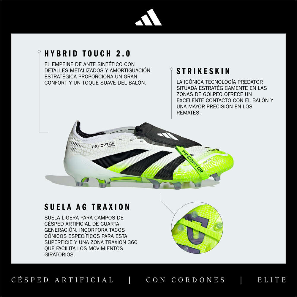 adidas botas de futbol cesped artificial PREDATOR ELITE FT 06
