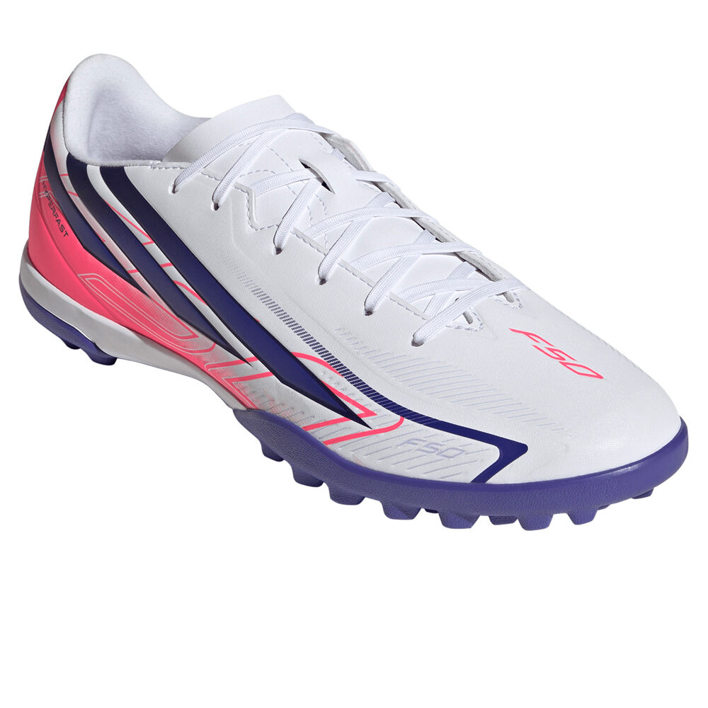 adidas botas de futbol multitaco y terreno duro F50 HYPERFAST CLUB lateral interior