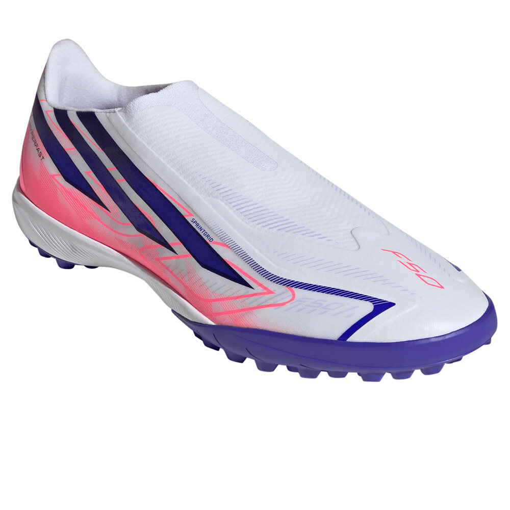 adidas botas de futbol multitaco y terreno duro F50 HYPERFAST LEAGUE lateral interior