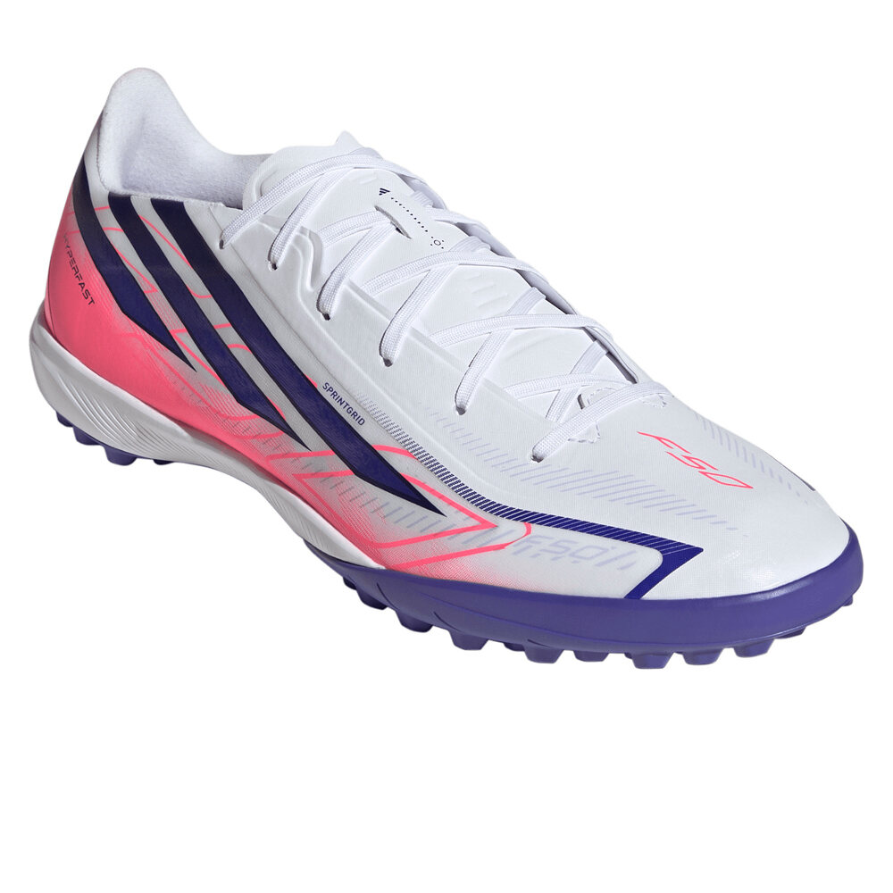 adidas botas de futbol multitaco y terreno duro F50 HYPERFAST LEAGUE lateral interior