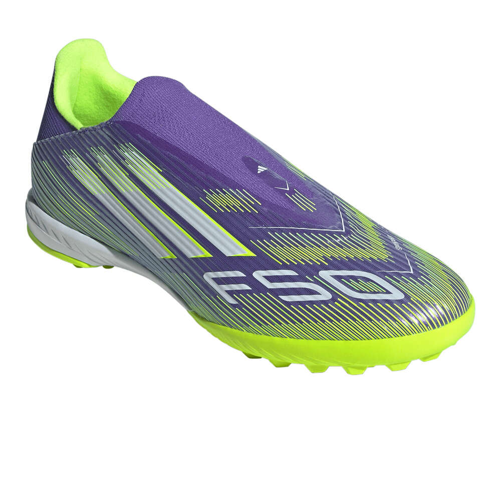 adidas botas de futbol multitaco y terreno duro F50 LEAGUE LL TURF lateral interior