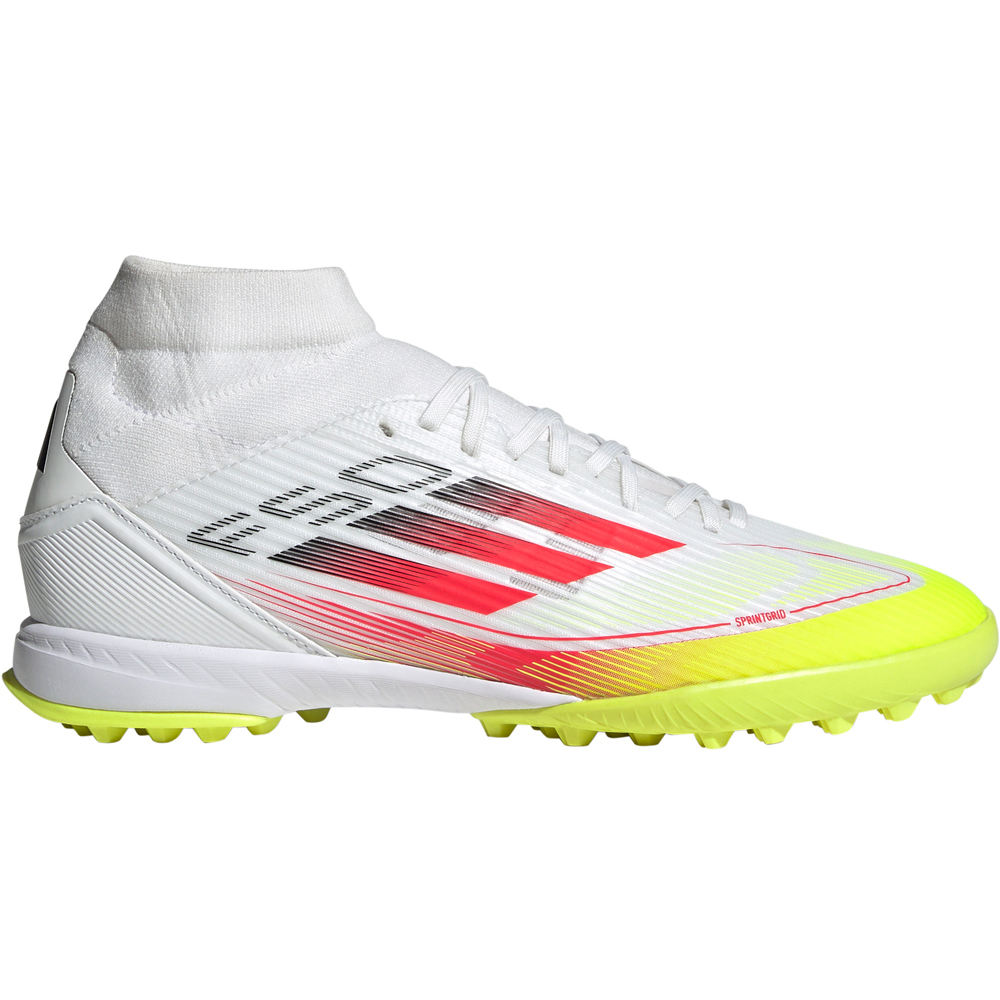 adidas botas de futbol multitaco y terreno duro F50 League Mid moqueta lateral exterior