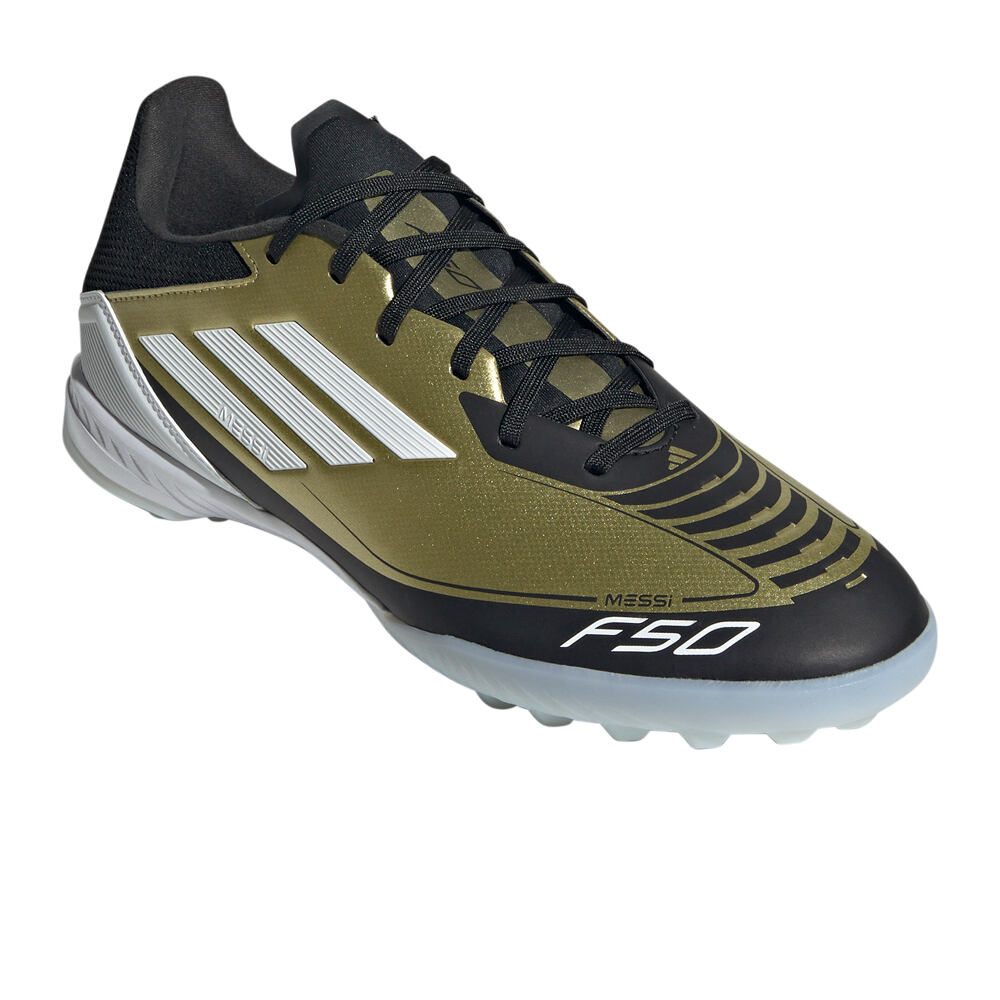 adidas botas de futbol multitaco y terreno duro F50 LEAGUE TF MESSI lateral interior