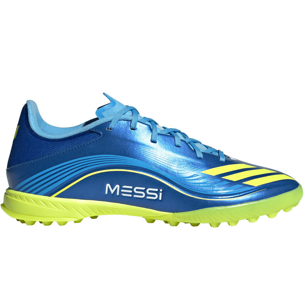 adidas botas de futbol multitaco y terreno duro F50 MESSI LEAGUE lateral exterior