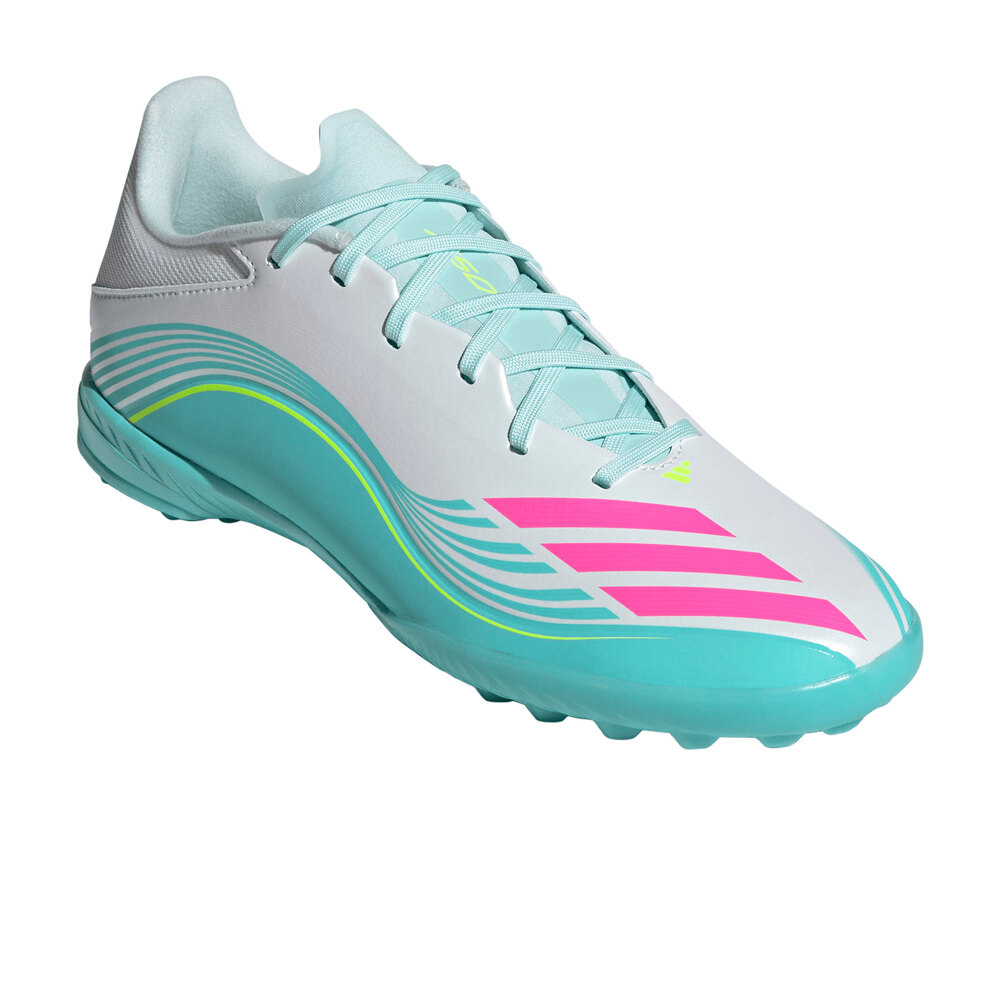 adidas botas de futbol multitaco y terreno duro F50 MESSI LEAGUE TURF lateral interior