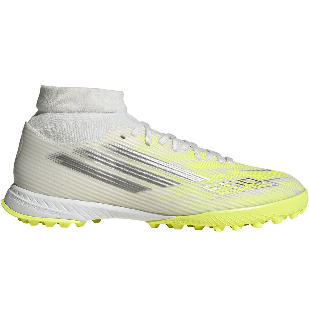 adidas botas de futbol multitaco y terreno duro F50 SPARKFUSION LEAGUE TURF lateral exterior