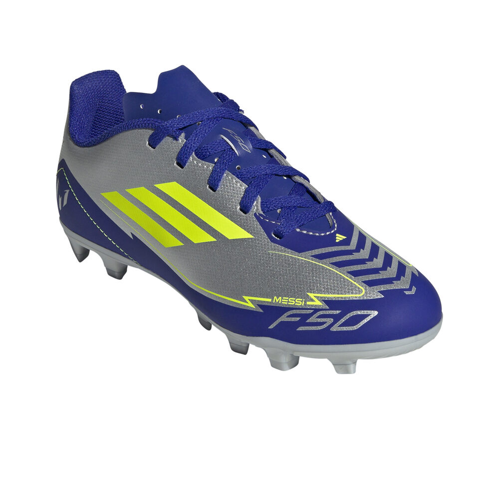 adidas botas de futbol niño cesped artificial F50 CLUB FG/MG J MESSI PLAZ lateral interior