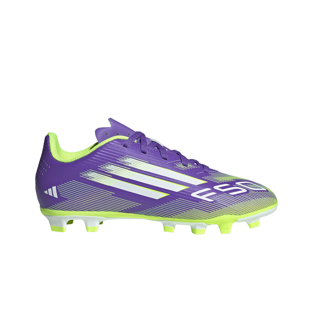 adidas botas de futbol niño cesped artificial F50 CLUB lateral exterior