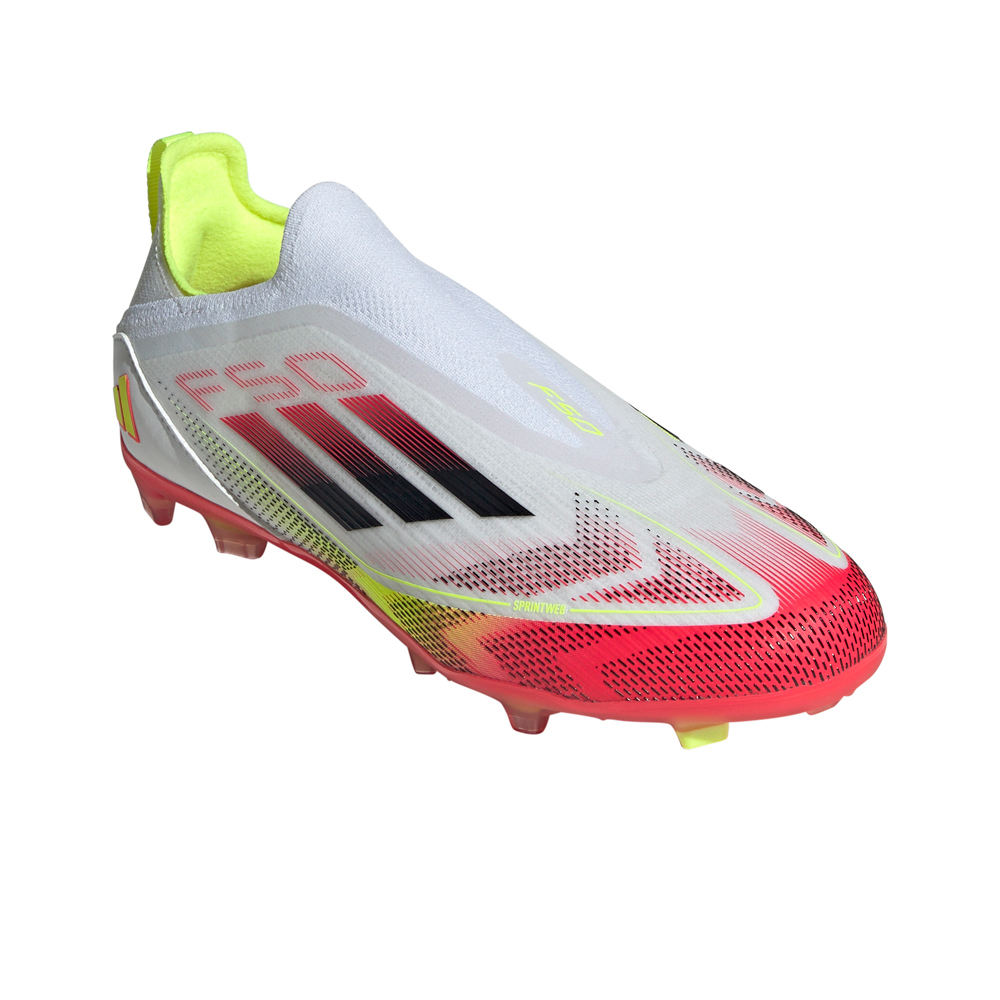 adidas botas de futbol niño cesped artificial F50 Elite Laceless csped natural lateral interior