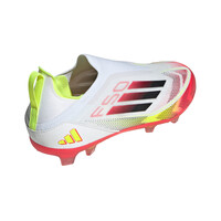 adidas botas de futbol niño cesped artificial F50 Elite Laceless csped natural vista trasera
