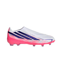 adidas botas de futbol niño cesped artificial F50 ELITE LL FG JR BLAZRO lateral exterior