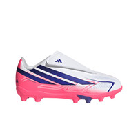 adidas botas de futbol niño cesped artificial F50 HYPERFAST CLUB lateral exterior