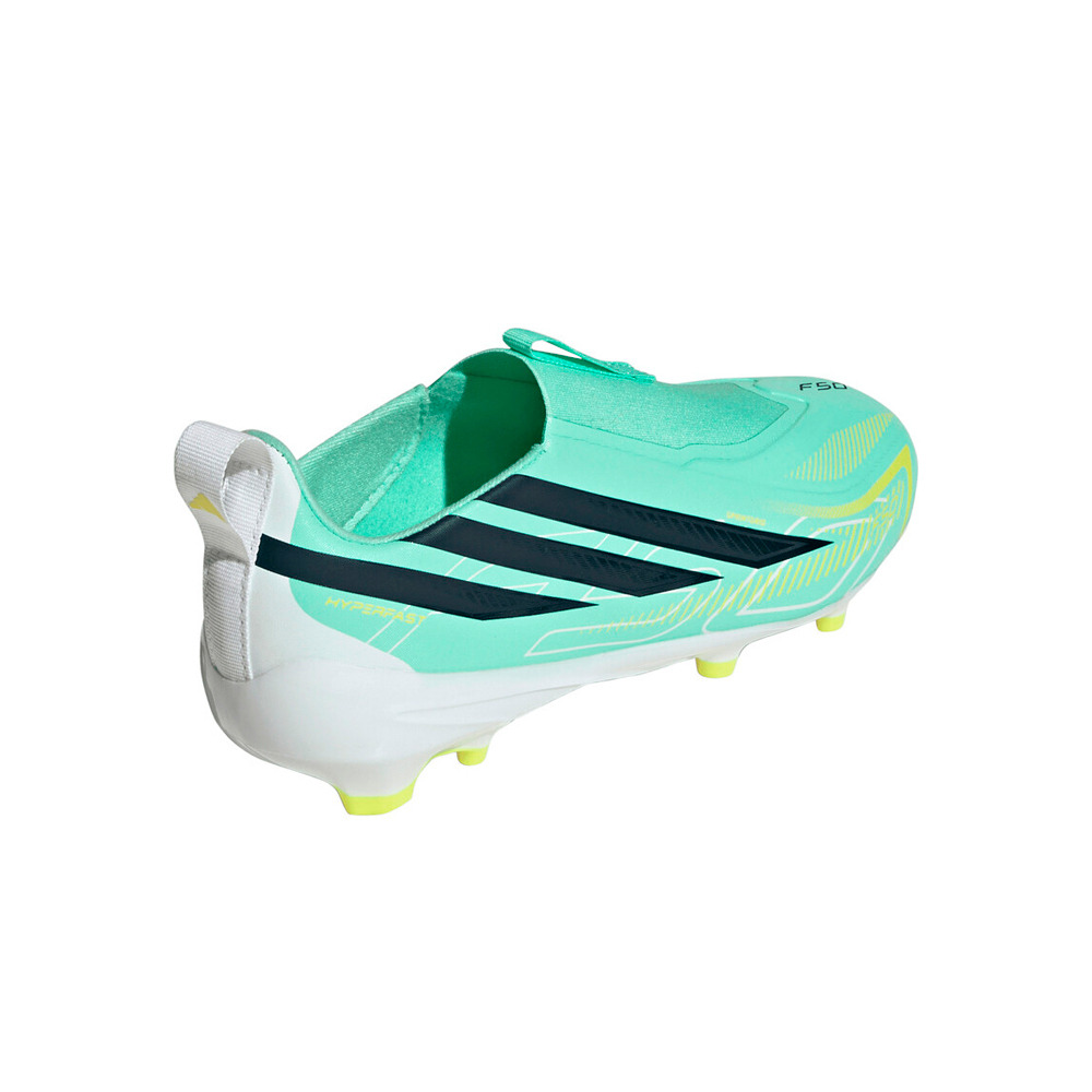adidas botas de futbol niño cesped artificial F50 HYPERFAST LEAGUE LACELESS vista trasera
