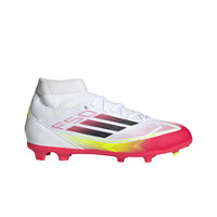 adidas botas de futbol niño cesped artificial F50 LEAGUE FG/MG MID J BLRO lateral exterior