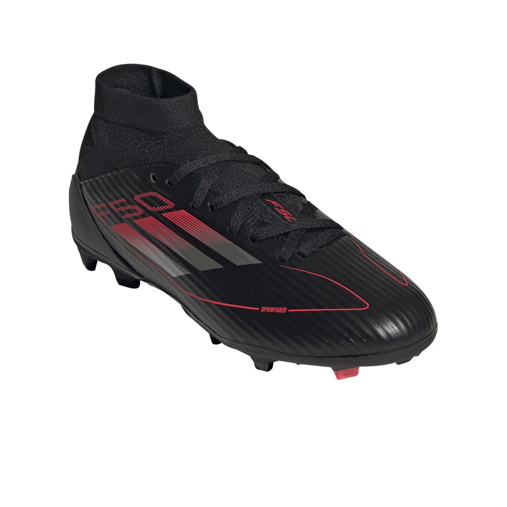 adidas botas de futbol niño cesped artificial F50 LEAGUE FG/MG MID J lateral interior