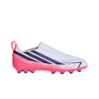 adidas botas de futbol niño cesped artificial F50 LEAGUE LL AG JR BLAZRO lateral exterior