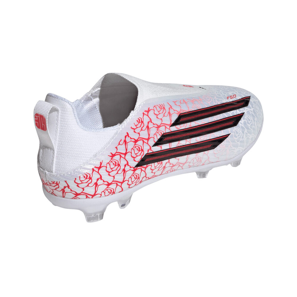 adidas botas de futbol niño cesped artificial F50 LEAGUE LL FG J LAMINE BLRO vista trasera