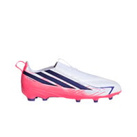 adidas botas de futbol niño cesped artificial F50 LEAGUE LL FG JR BLAZRO lateral exterior