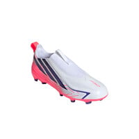 adidas botas de futbol niño cesped artificial F50 LEAGUE LL FG JR BLAZRO lateral interior