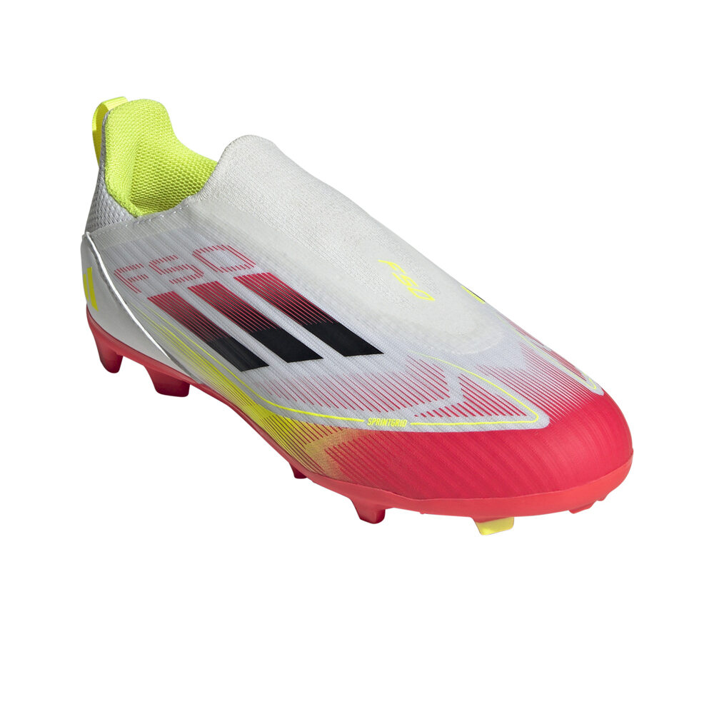 adidas botas de futbol niño cesped artificial F50 LEAGUE LL FG/MG J BLRO lateral interior