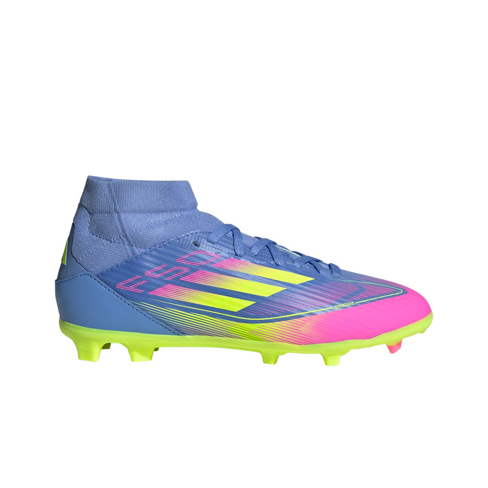 adidas botas de futbol niño cesped artificial F50 League Mid csped nat/multisup lateral exterior