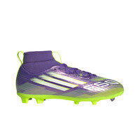 adidas botas de futbol niño cesped artificial F50 LEAGUE MID FG/MG lateral exterior