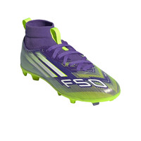 adidas botas de futbol niño cesped artificial F50 LEAGUE MID FG/MG lateral interior