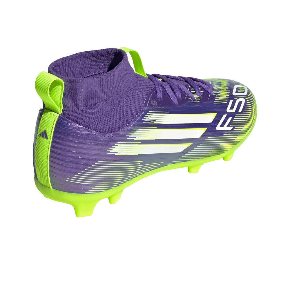 adidas botas de futbol niño cesped artificial F50 LEAGUE MID FG/MG vista trasera